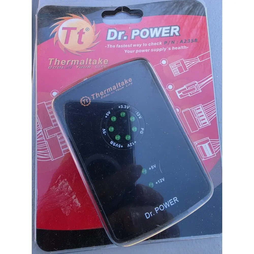 Thermaltake Dr. Power A2358 Power Visual Power Supply Meter / NEW